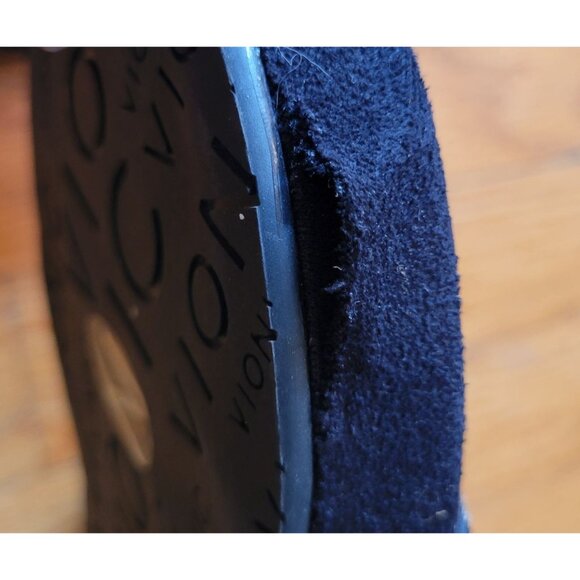 Vionic 8 SAMAR Black White Zebra Print Orthaheel Comfort Flats Shoes Sandals - Picture 3 of 10